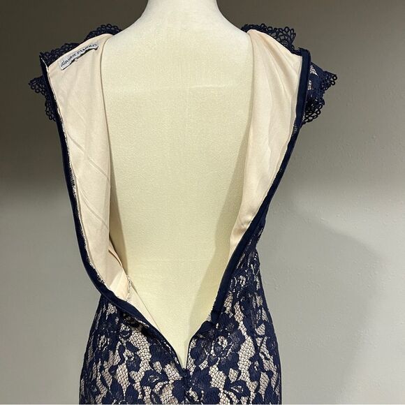 Sleeveless nude color short lace romper - Picture 9 of 15